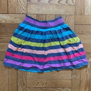Rainbow Cotton Skirt